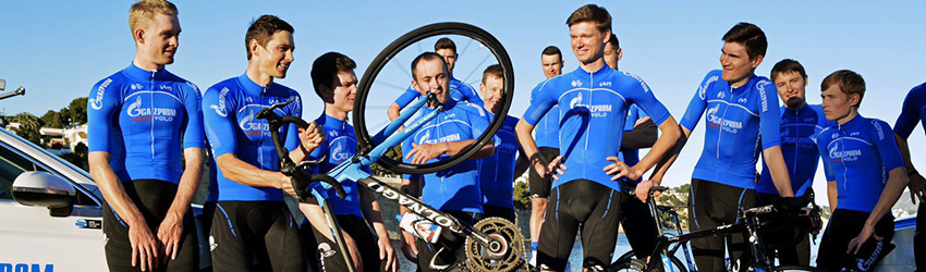 maillot velo Gazprom Rusvelo